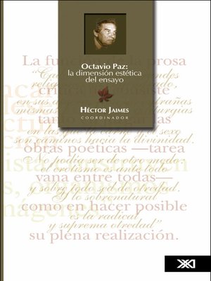 cover image of Octavio Paz: la dimensión estética del ensayo